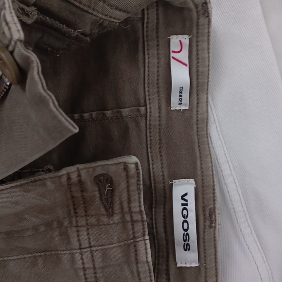 Vigoss Women's Olive Trouser Pants - Picture 8 of 8